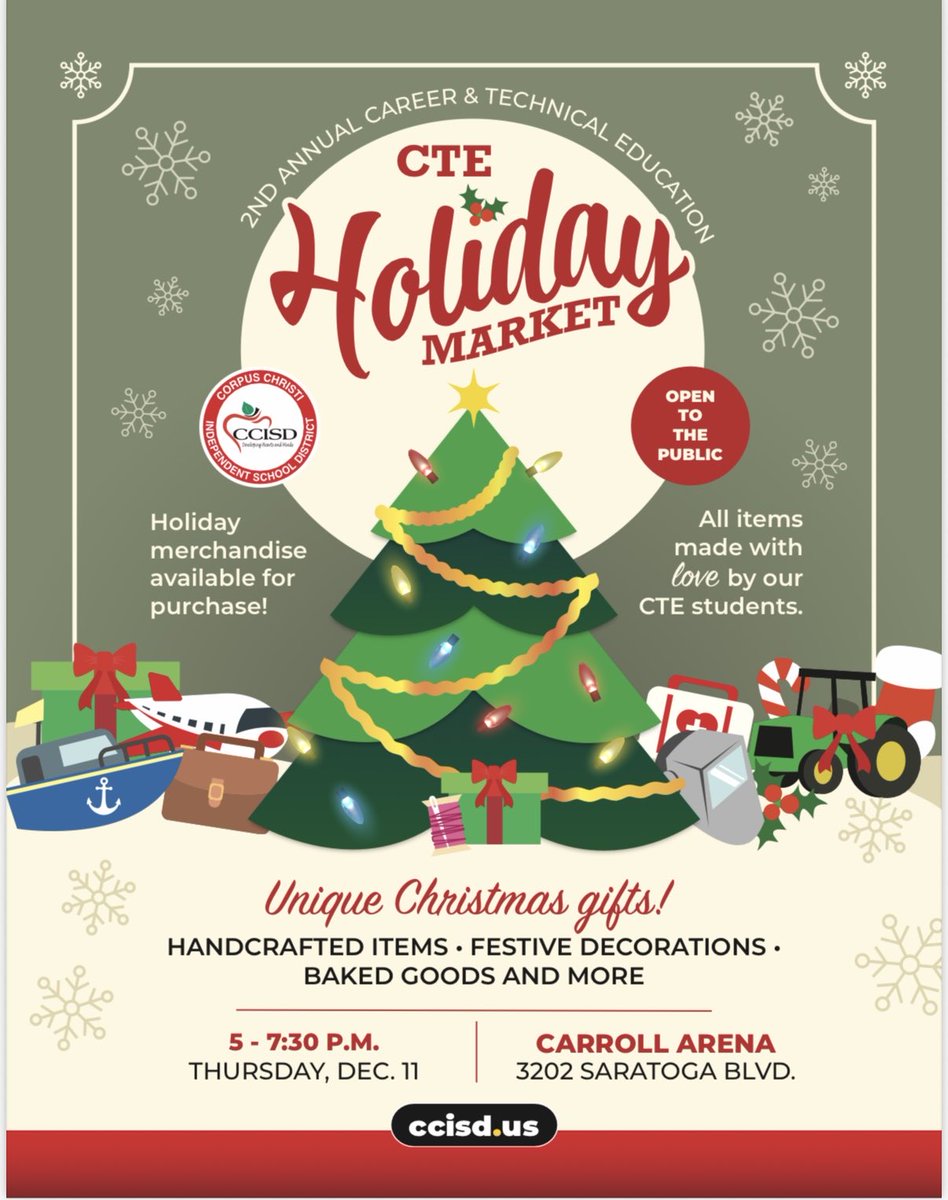 CTECCISD's tweet image. Make plans to come out &amp;amp; support our CTE students!