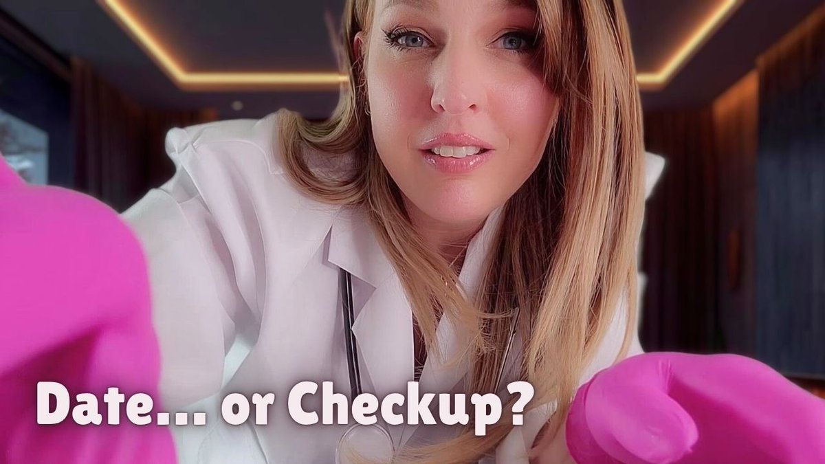 CalmlyASMR's tweet photo. https://t.co/TGAHeEx5FX
You’re Sick on Date Night - Doctor Kaley to the Rescue | ASMR POV.
#ASMR #DoctorASMR #RoleplayASMR #FeverRoleplay #ComfortingASMR #MedicalASMR #GloveASMR #StethoscopeASMR #Relaxation #Tingles #DoctorKaleyASMR #CozyASMR #SoftSpoken #WhisperASMR #GentleCare https://t.co/SoaDvedEX5