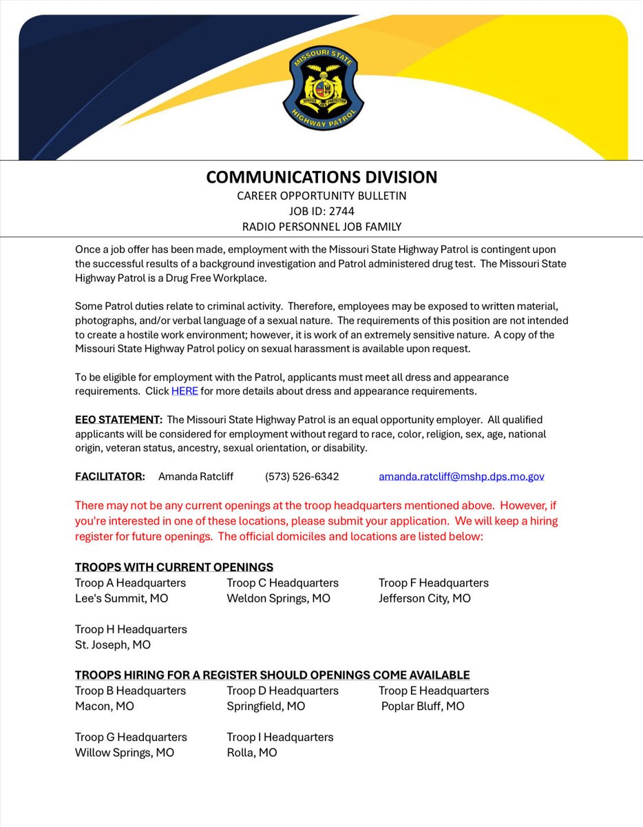 MSHP Troop F tweet media