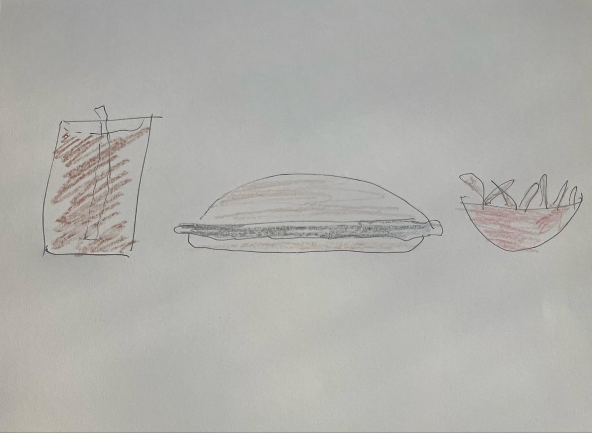 patsajak's tweet image. I’m sorry, but I neglected to take my phone with me yesterday afternoon. I had to draw my lunch from memory. My apologies. I’ll do better today.