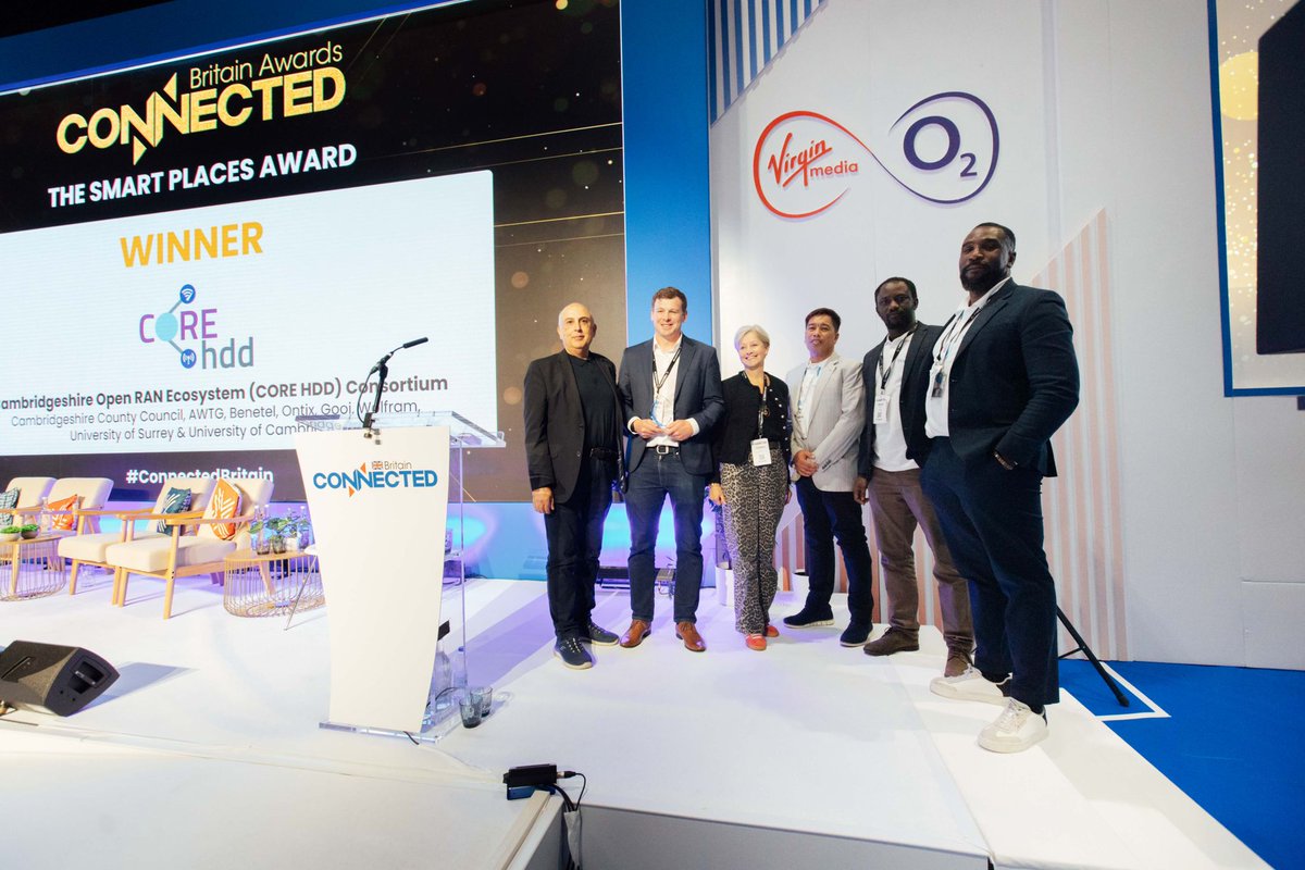ConnectingCambs's tweet image. We're still celebrating!

Last month @ConnectingCambs was honoured with 2 #ConnectedBritain Awards - #SmartPlaces &amp;amp; #RisingStar

Recognising our work to improve #DigitalConnectivity across the region.

Thank you to our partners, supporters + everyone who helps make this possible.