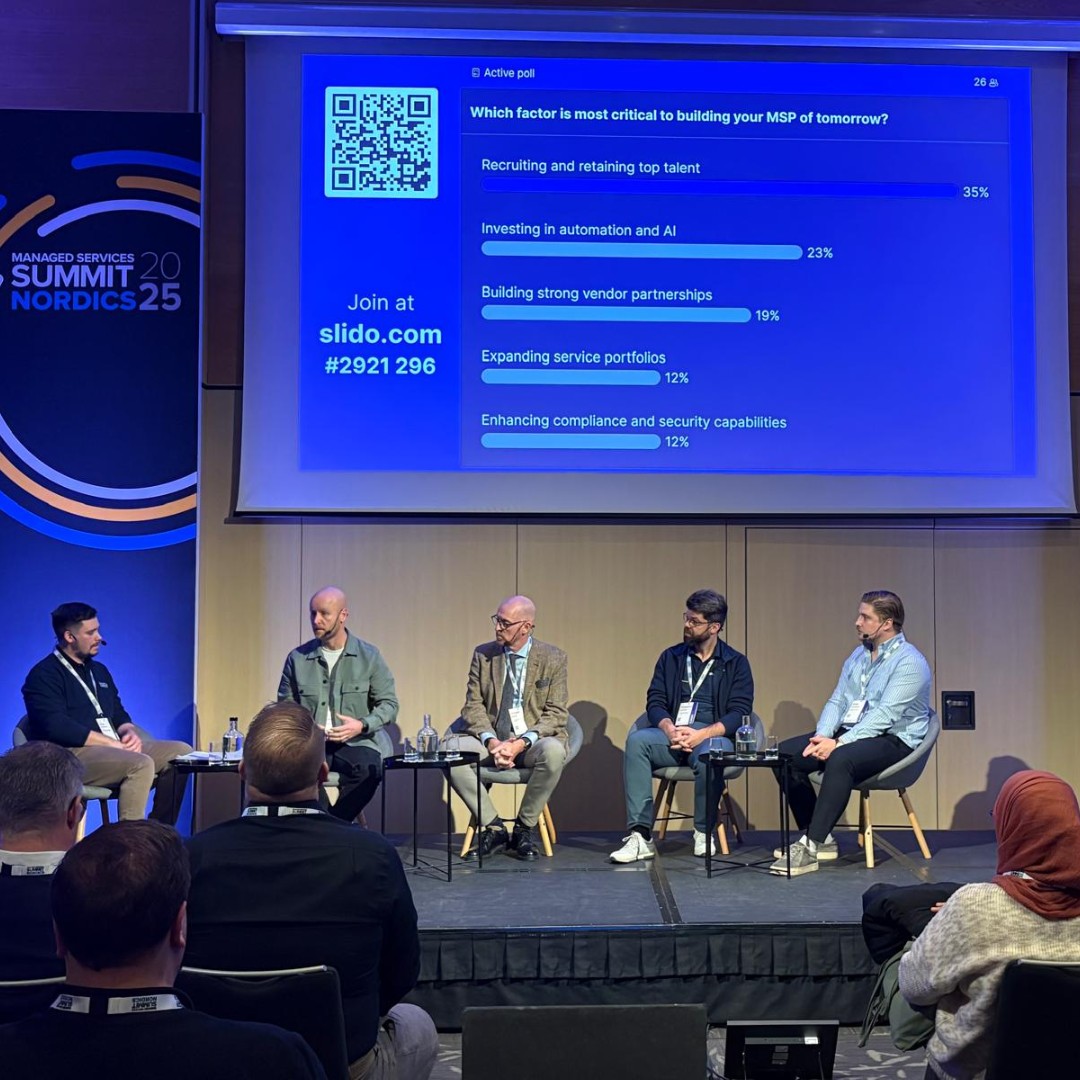 object_first's tweet image. @ObjectFirst_ was on the ground in Stockholm at the @mssevent, connecting with #MSPs and industry leaders. Our team participated in a panel session, sharing insights on immutable backup and ransomware protection, key topics for today’s MSPs. Thanks to everyone who stopped by.