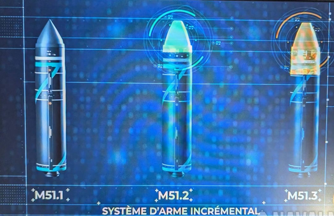 censor_net's tweet image. Франція поставила на бойове чергування нову ядерну ракету M51.3 — дальність до 10 000 км  
censor.net/ua/n3582312