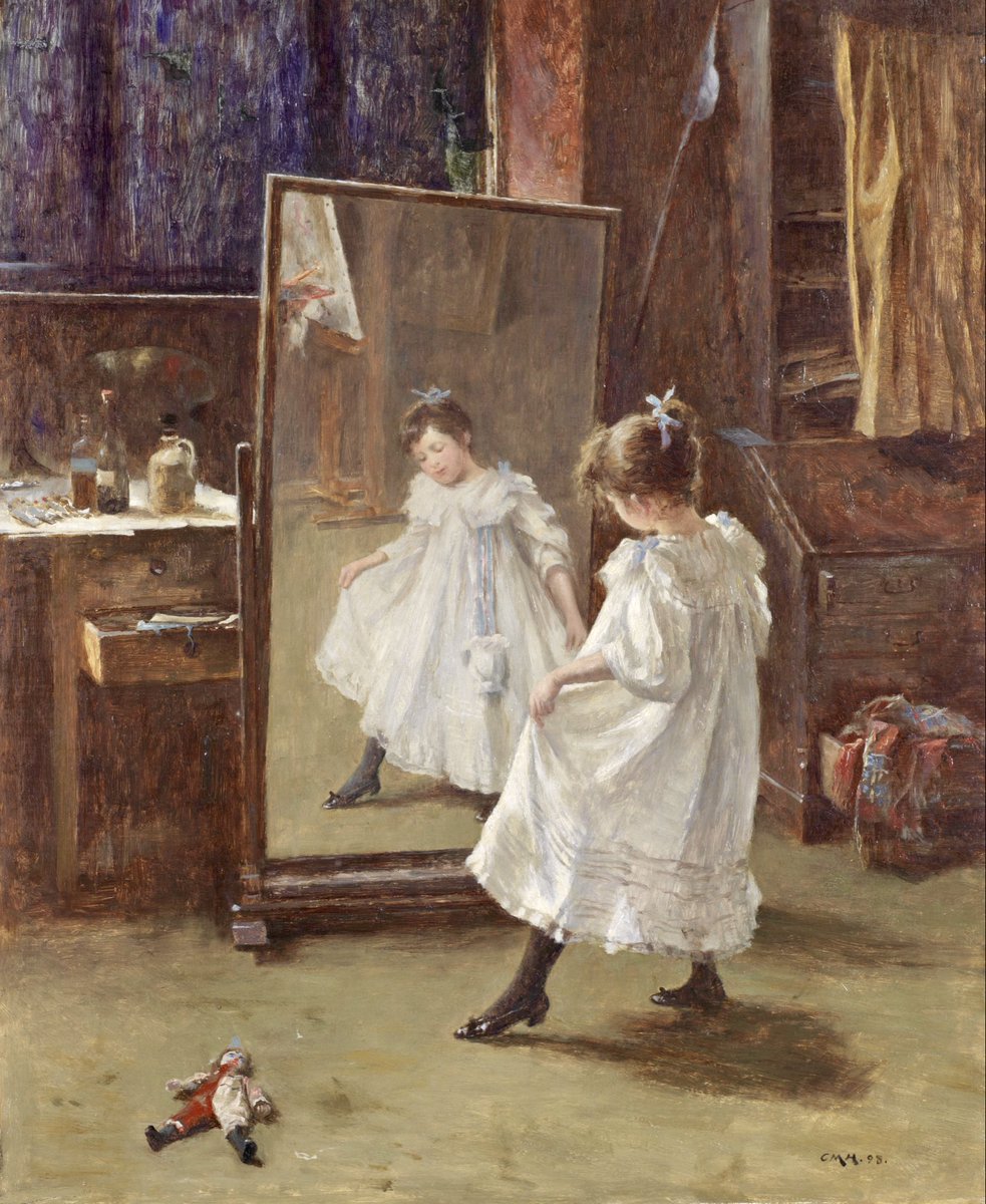 The Studio Mirror by Charles Martin Hardie, 1898.