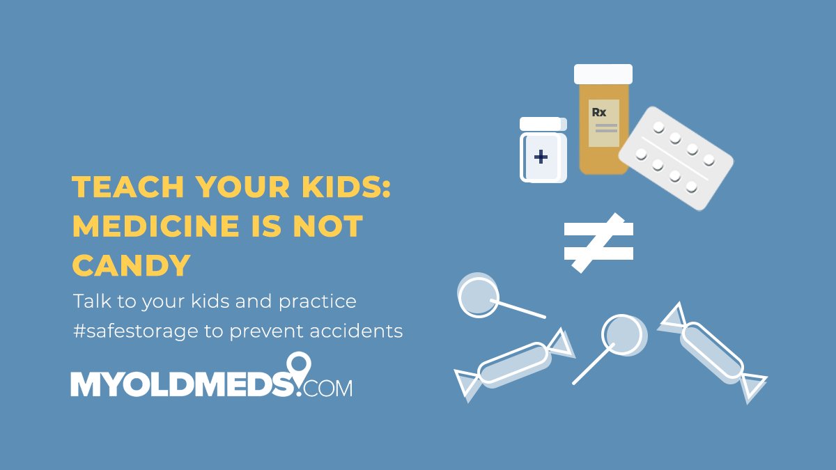 To prevent accidents this Halloween, dispose of any unwanted medicines, practice #safestorage, and teach your kids that medicine is not candy. #MyOldMeds #PPSWG #MedicineSafety