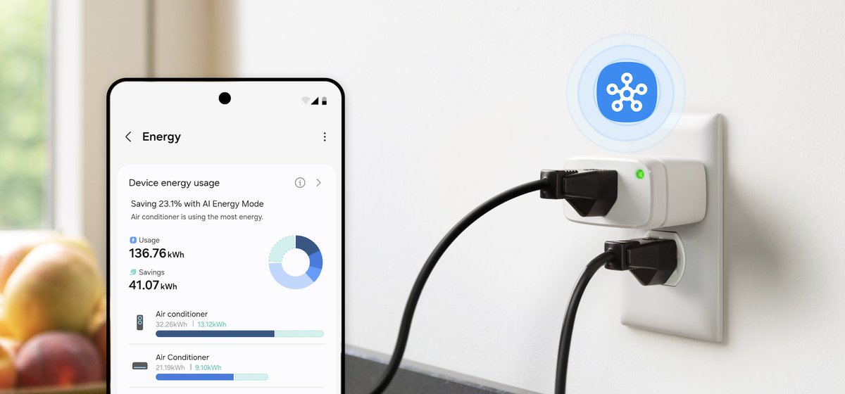 meeteve's tweet image. Vampire power can quietly drive up your energy bill. With #EveEnergy in combination with #Samsung TV as your home hub &amp;amp; the #SmartThings Energy app, you can track exactly how much energy your appliances use – and set schedules to switch them off automatically when they’re not…