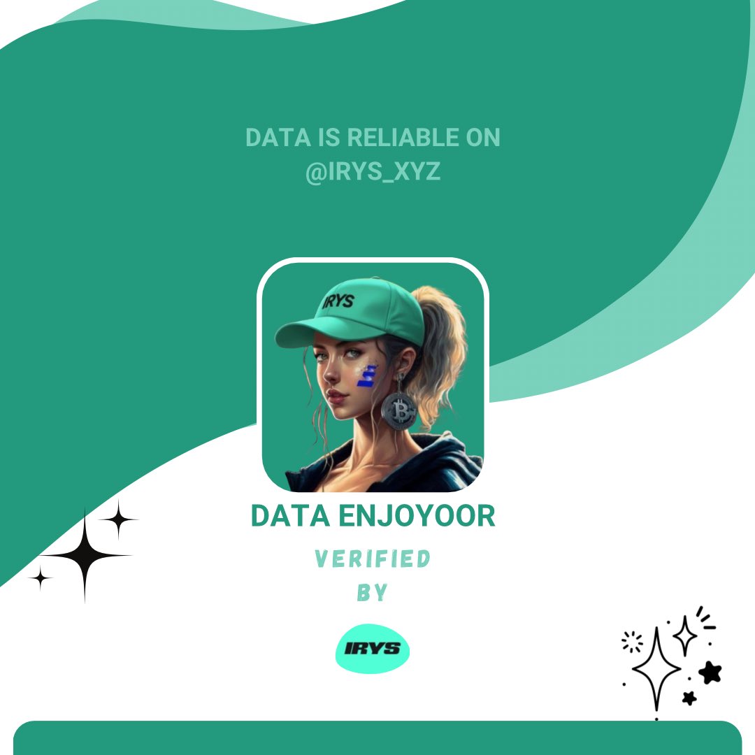 ZynkOnchain's tweet image. Conviction stays strong with @irys_xyz.
The infrastructure layer where data doesn’t just sit,it acts.
Progress is visible, and it’s only the beginning. 🚀
And specially thanks to @0xmelanin &amp;amp; @quang250802 
#Irys #DataOnchain