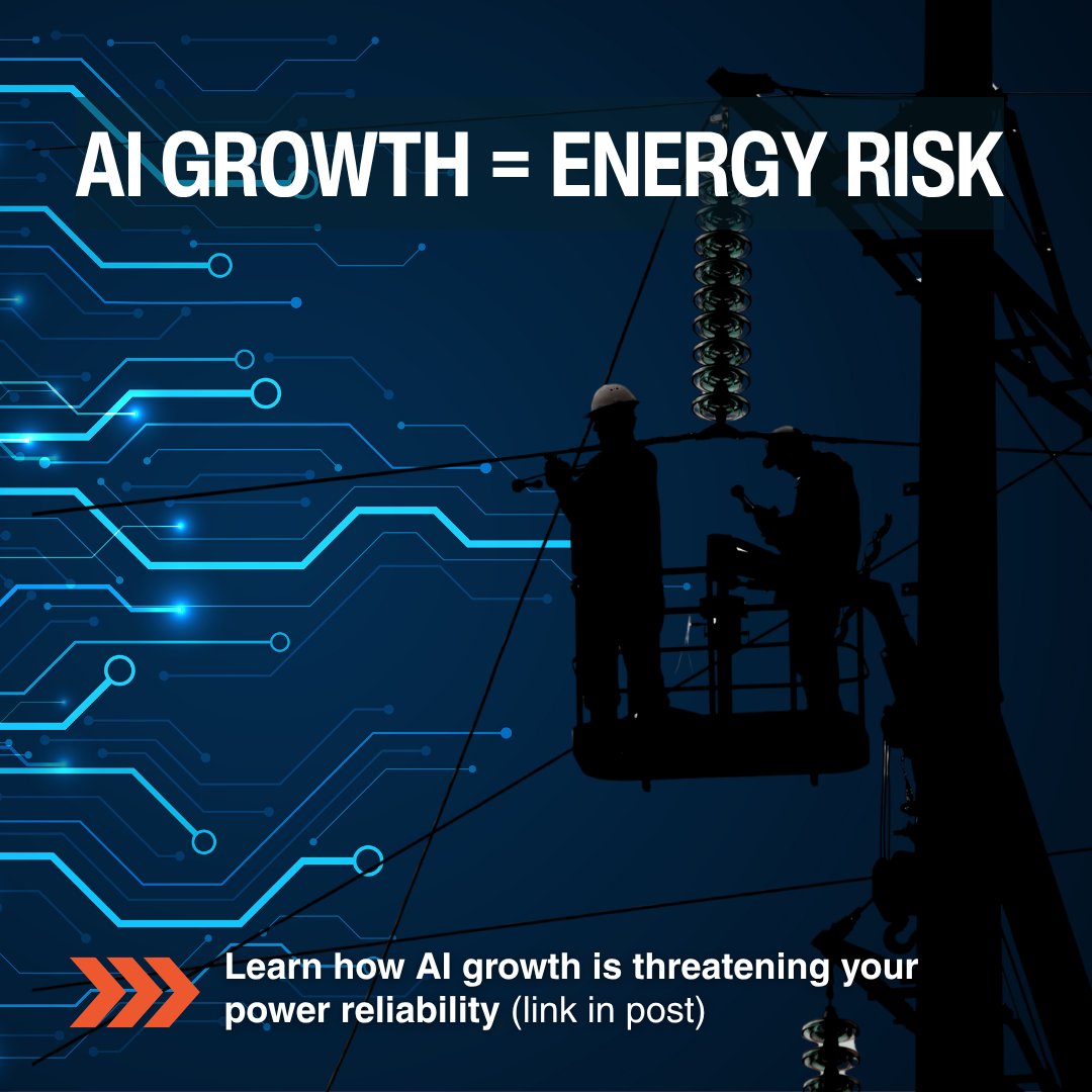 AI is evolving fast, but its rapid growth is straining the power grid. Discover how increased #AI usage impacts grid reliability and what it means for your business operations: info.agilityrecovery.com/li-ai-and-powe… #PowerOutage #BusinessContinuity #BackupPower  #PowerOutage