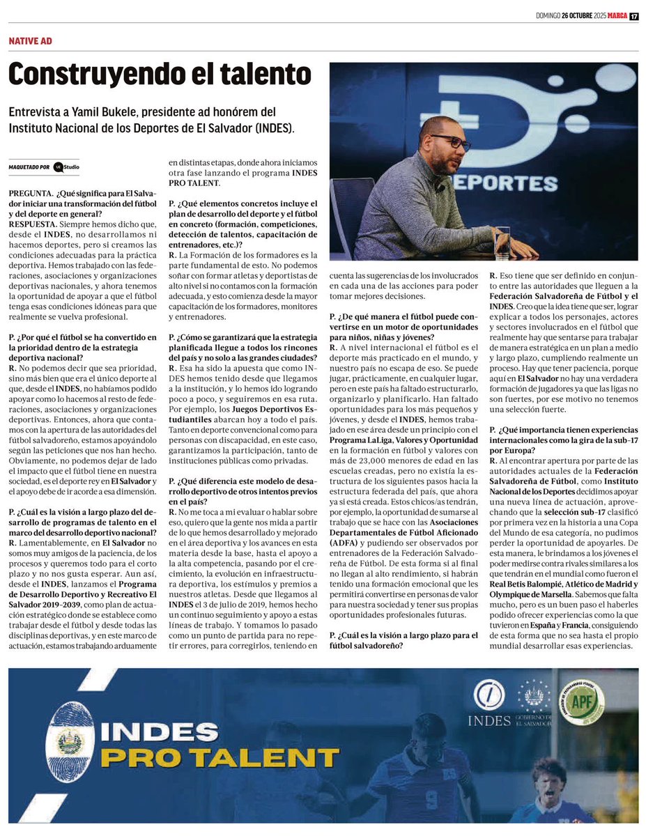 Yamil Bukele tweet media