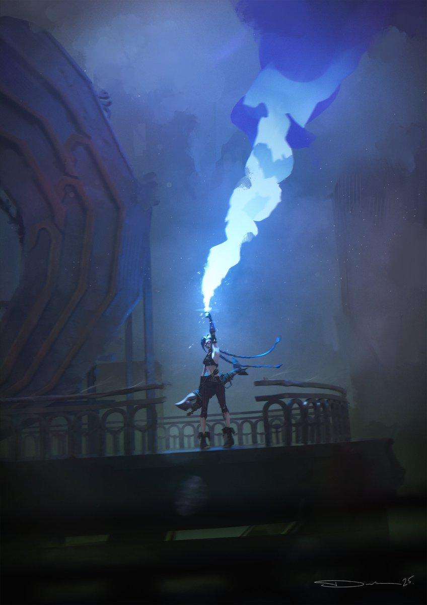 DukePaints's tweet image. Where ever you are, light it up and I'll find you. 

Easily one of the best scenes ever made #arcane