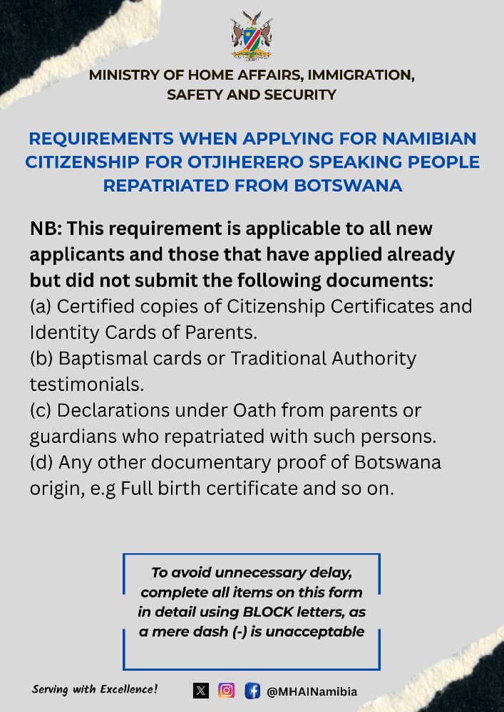 Home Affairs, Immigration, Safety&Security Namibia tweet media