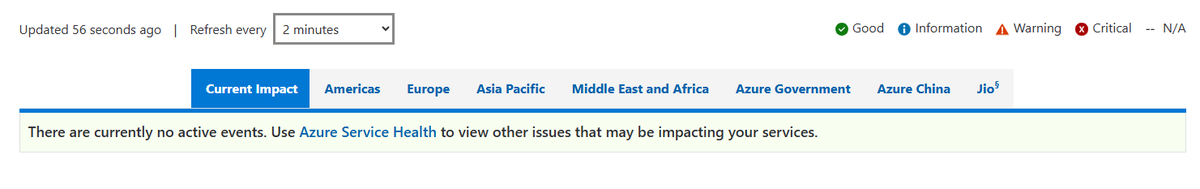 huzi8t9's tweet image. Again, @AzureSupport -- everything has gone pete tong, nothing reported on the status page but Azure has turned off. Is this the Frontdoor issue again? How widely are people affected. Let's get the investigation rolling, yeah?