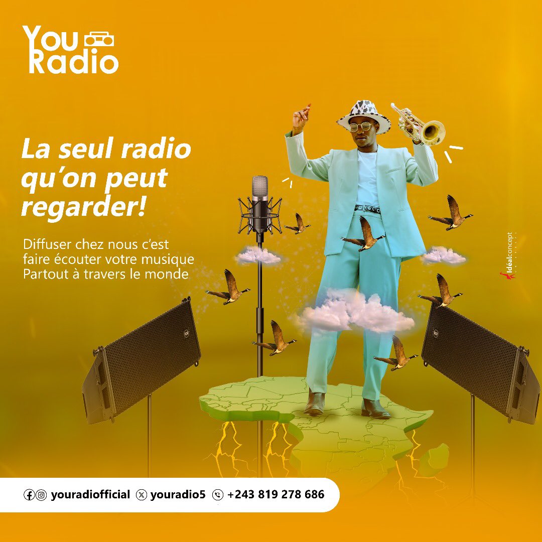 idealconcept44's tweet image. Tout a commencé par un appel de @kevinmayamba2 passionné, exigeant et visionnaire.
Il m’a confié la mission de donner vie à YouRadio, une radio 100 % digitale qui fait voyager la musique au delà des frontières.
Une aventure créative vibrante et pleine de sens 

📻🗺️🎧