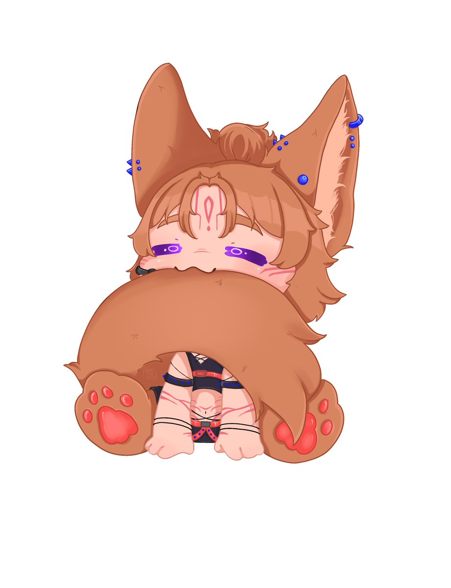 Ich bin übrigens Live und direkt hat die liebe <a href="/RubytheMoth/">RubytheMoth</a> dieses wundervolle Bild fertig gemacht! 

Schaltet ein um mich bei Pokémon spielen zu beobachten! 
#GERVtuber #GERStreamer
twitch.tv/Akenari