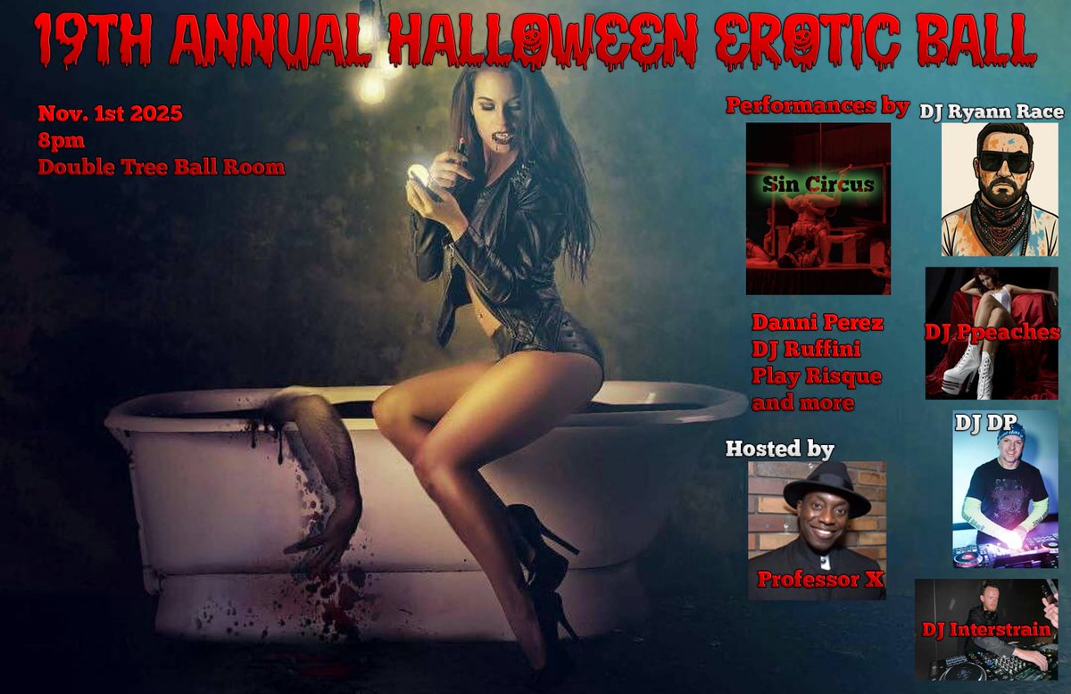 RisqueSoiree's tweet photo. Don't miss the Wildest Halloween Party in the West. https://t.co/TVRIGZ1Cia https://t.co/Vbir8FrcIm