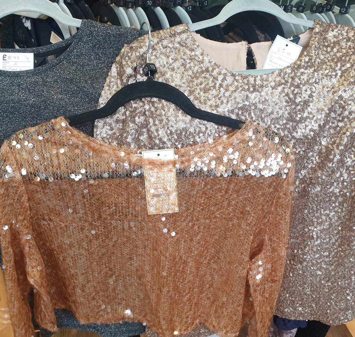 OxfamHarpenden's tweet image. #Sequin season is coming! 🥳 Get ahead of the game by selecting a sparkly something from our selection at #Oxfam #Harpenden!  Find us at 3, Harding Parade from 9.30am to 5pm Monday to Saturday #FoundInOxfam #OxfamHarpenden