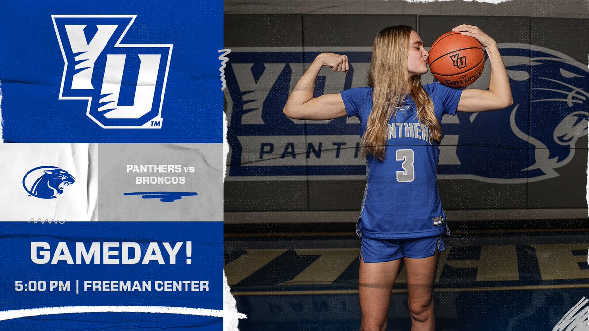 York University WBB (@yupantherswbb) on Twitter photo GAMEDAY!
Varsity Reserve is in the Freeman tonight at 5:00pm! Come watch as the Panthers take on the Broncos of Hastings College! #WeAreYU GAMEDAY!
Varsity Reserve is in the Freeman tonight at 5:00pm! Come watch as the Panthers take on the Broncos of Hastings College! #WeAreYU