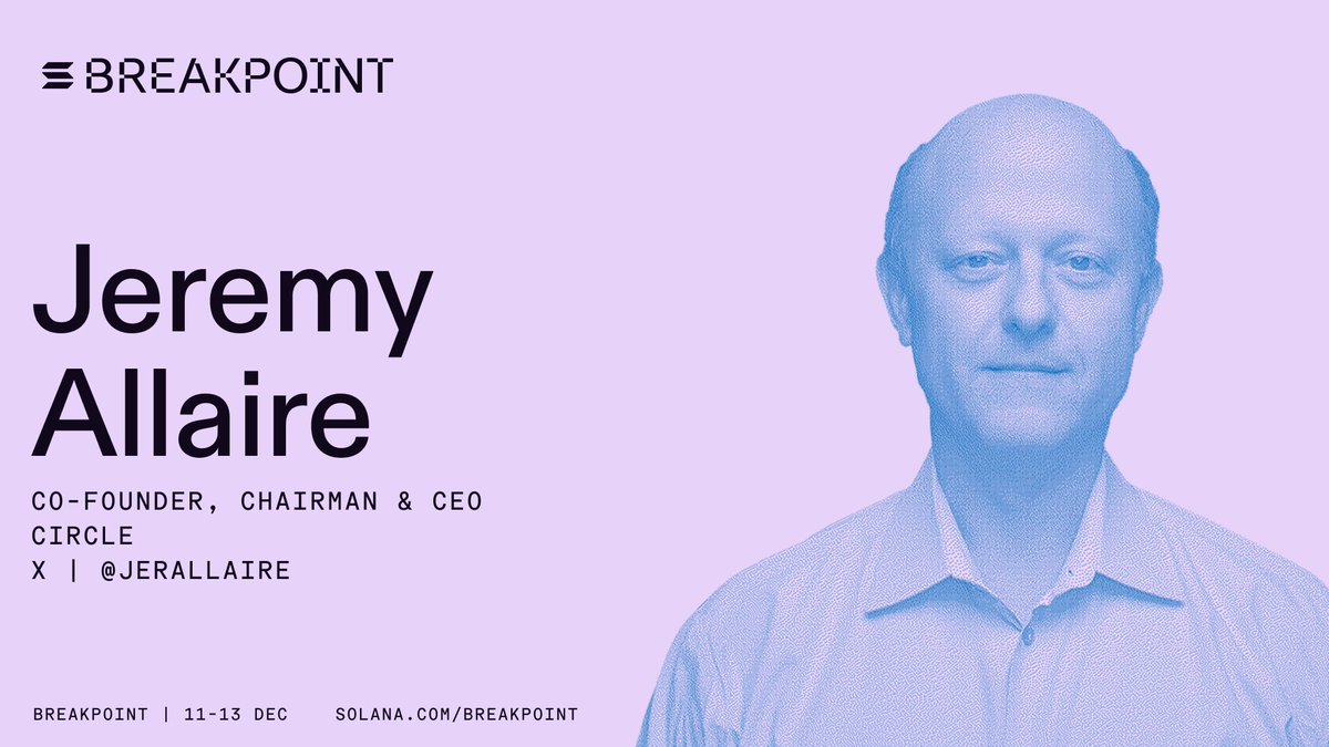 Very excited to join @rajgokal and @toly and the broader Solana ecosystem  for @SolanaConf in Abu Dhabi in December. Reflecting on 5+ years of  building @usdc on @solana