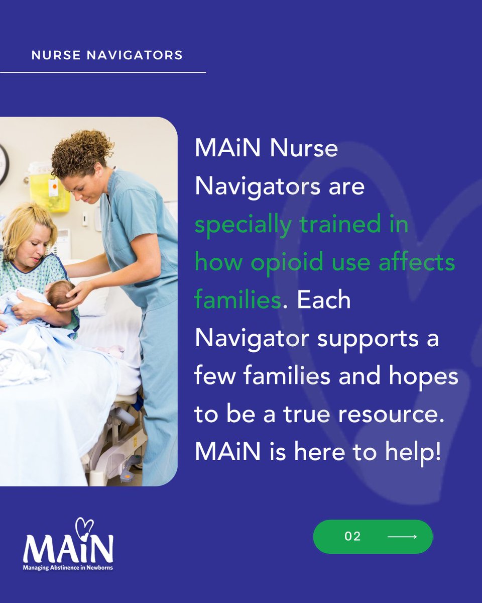 MAiN_babiesSC's tweet image. Swipe to learn about MAiN Nurse Navigators!

🔗 If you are interested in enrolling in MAiN, visit mainbabies.org to learn more!

#PregnancyHealth #OpioidRecovery #EndAddictionStigma #MaternalCare #HealthyPregnancy