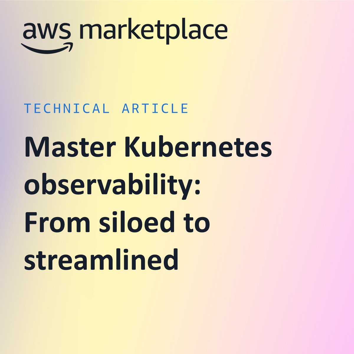 awsmarketplace's tweet image. Simplify Kubernetes monitoring. 🔍📈

Discover how to aggregate logs, metrics, &amp;amp; traces from your EKS environment into a single pane of glass. 

Get the technical guide to unified monitoring. 👉 go.aws/4qqbYn3 

#AWSMarketplace #Observability