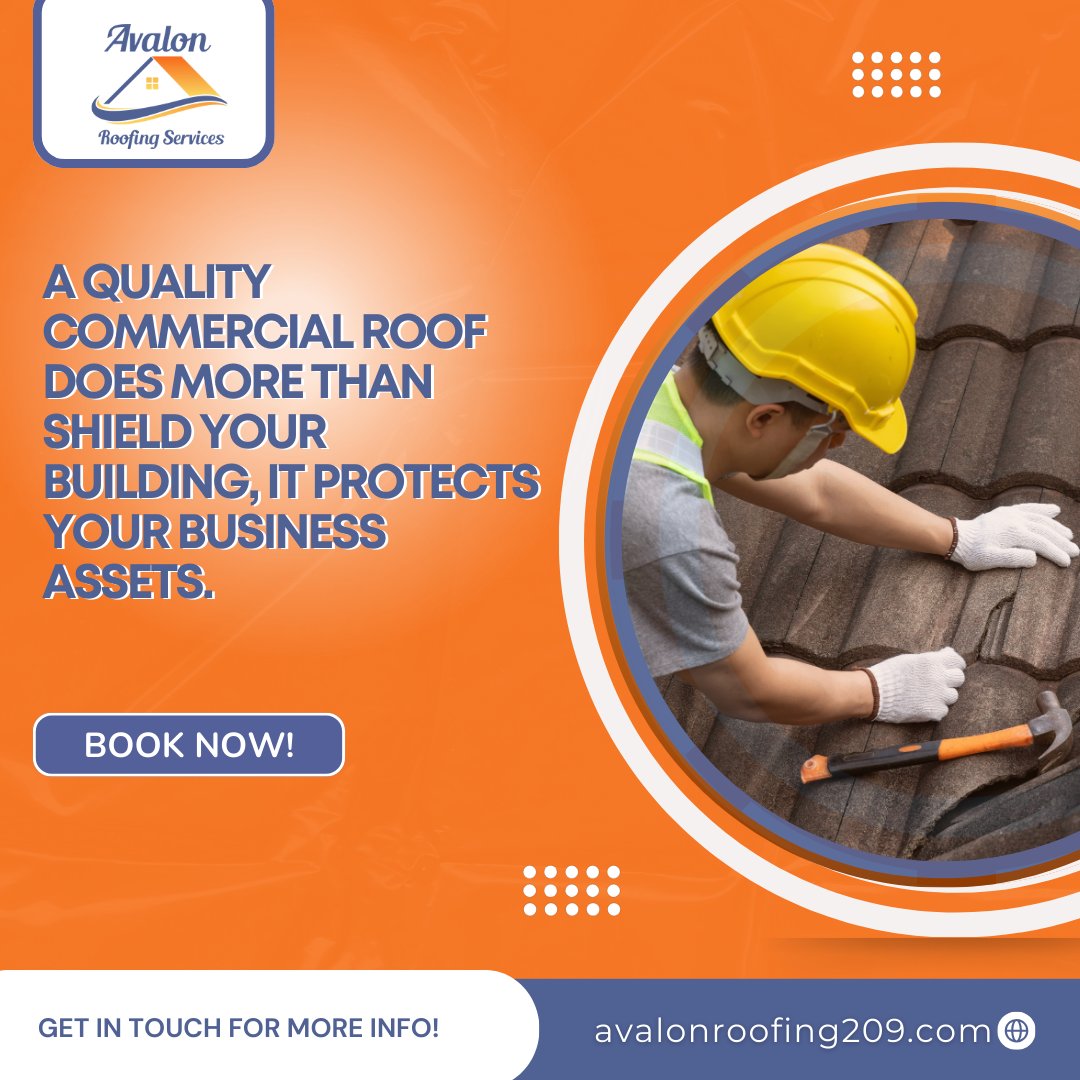 avalonroofing_'s tweet photo. A quality commercial roof does more than shield your building, it protects your business assets. 

Start your installation today 

     👉 https://t.co/5E7K7c7CPg

#CommercialRoofing #RoofInstallation #BusinessSafety https://t.co/FpxcTgIM75