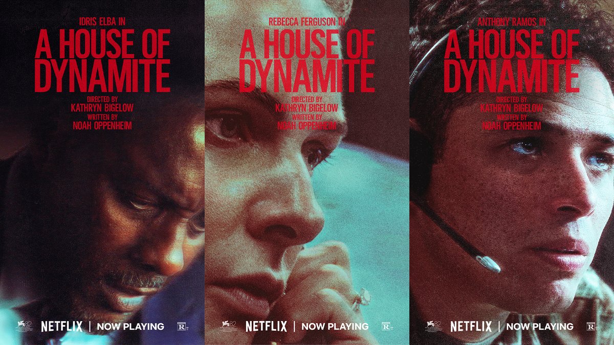 NetBlog01's tweet image. A HOUSE OF DYNAMITE is now on Netflix. 🍿