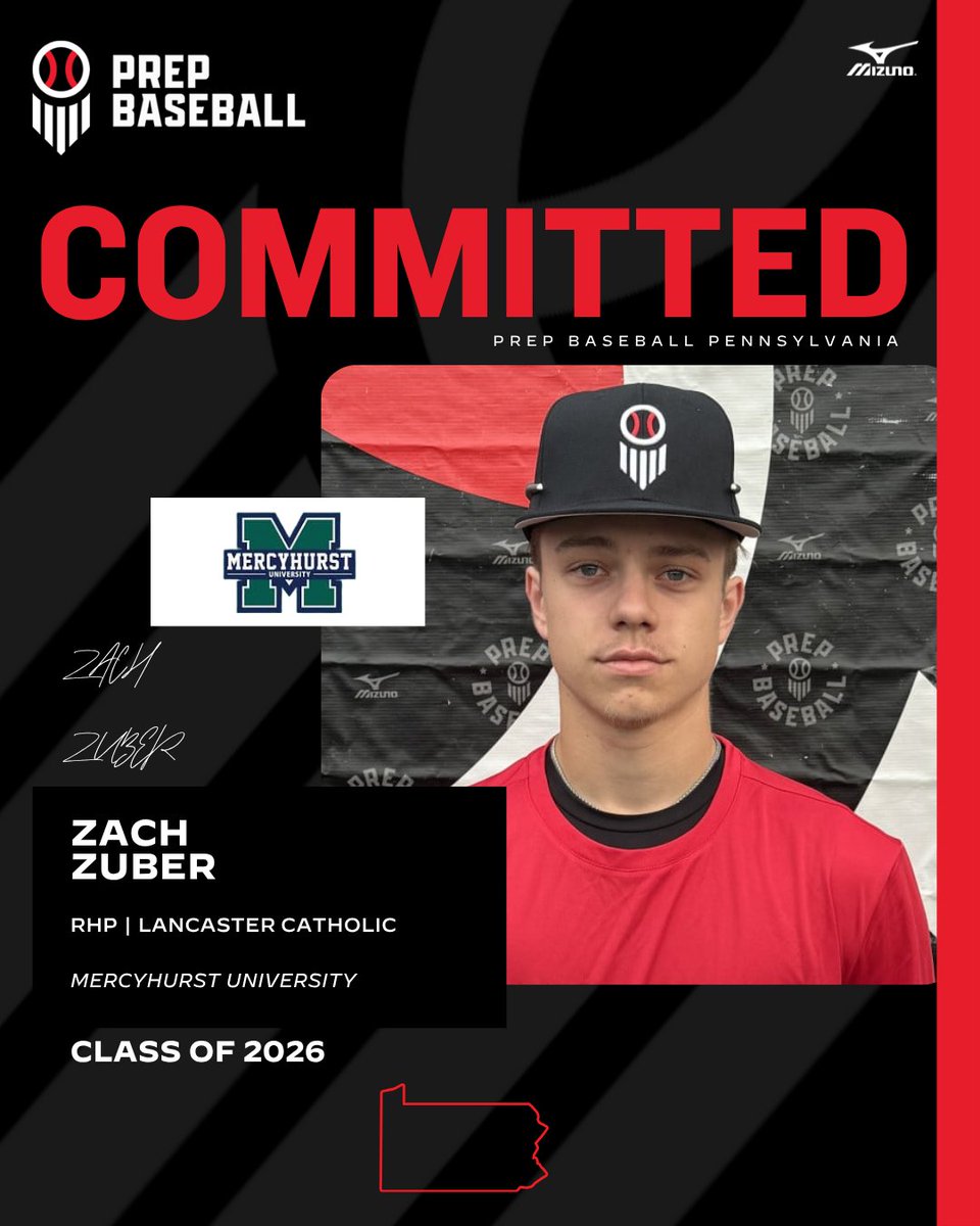 PrepBaseballPA's tweet photo. 🚨Commitment Watch🚨

2026 RHP/OF Zach Zuber (Lancaster Catholic) has committed to Mercyhurst University

✅ 2025 PA Senior Games
✅ 2025 PA Top Prospect Games

👤 https://t.co/ALRzhRclTz

#congrats #committed https://t.co/HT0WwDuO4L