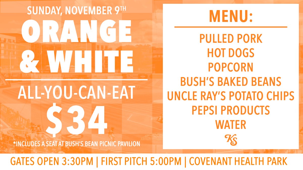 Hungry for home runs and hot dogs? All-You-Can-Eat night is calling, on Sunday, November 9th at 5:00pm! 🌭⚾
Tickets: loom.ly/ywjkb-s