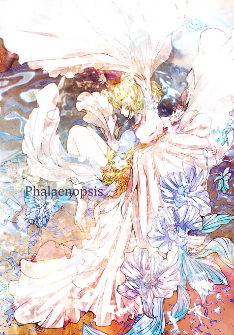 Ristさん()のGentle Slumberに収録されてた曲がとても好きなのでファンアートを描きました。 素敵な音楽は頭の中に沢山のイメージをくれる。感謝です。