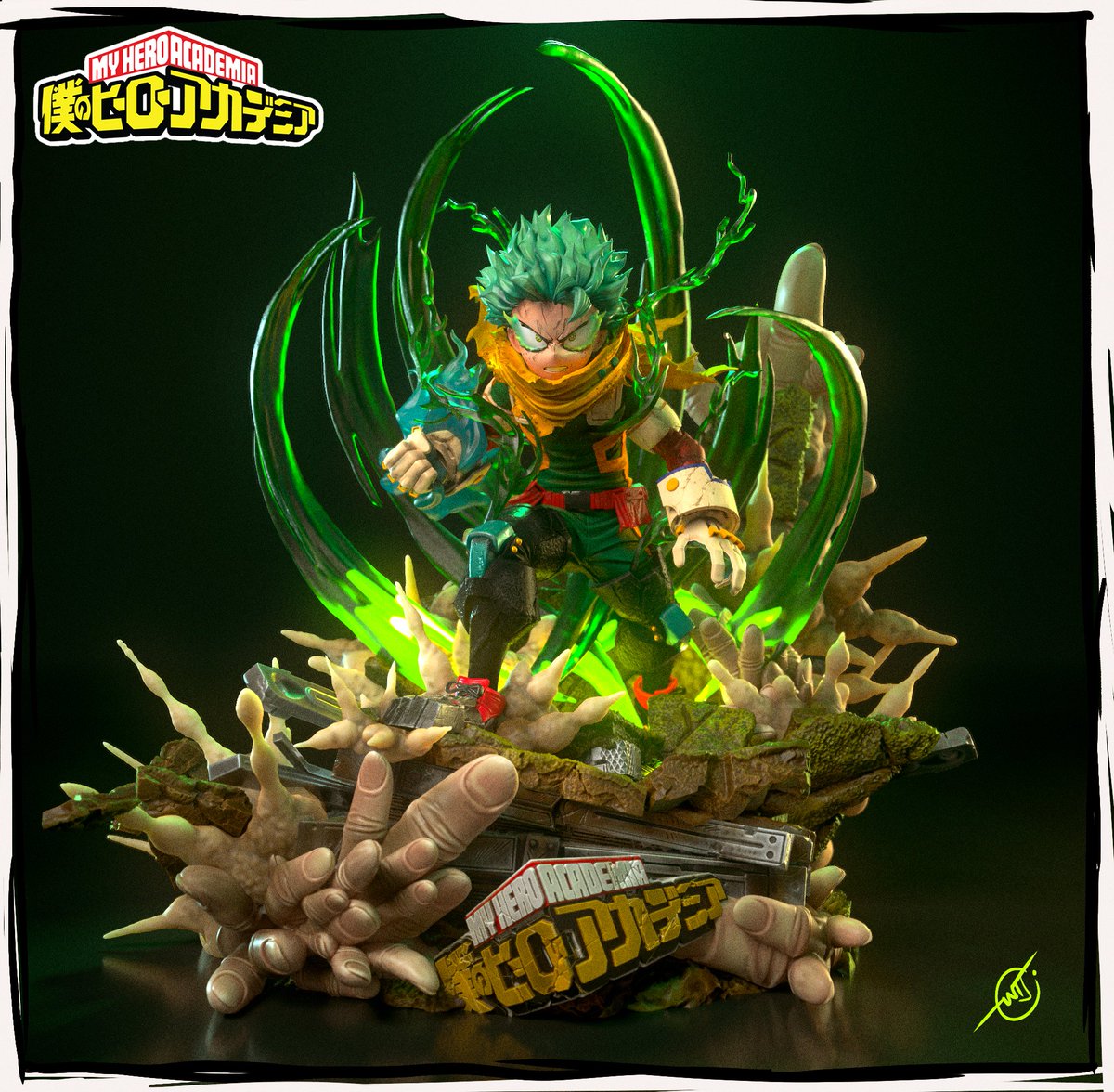 Wilrock22's tweet photo. I came to share with you my project that I made of Boku no Hero DEKU 
A character with a fantastic story that I like a lot! and my favorite character ! @horikoshiko 
https://t.co/jttNGQ1ddI
#bokunohero #myheroacademia #deku #midoriyaizuku #anime https://t.co/vGnxiS1skd