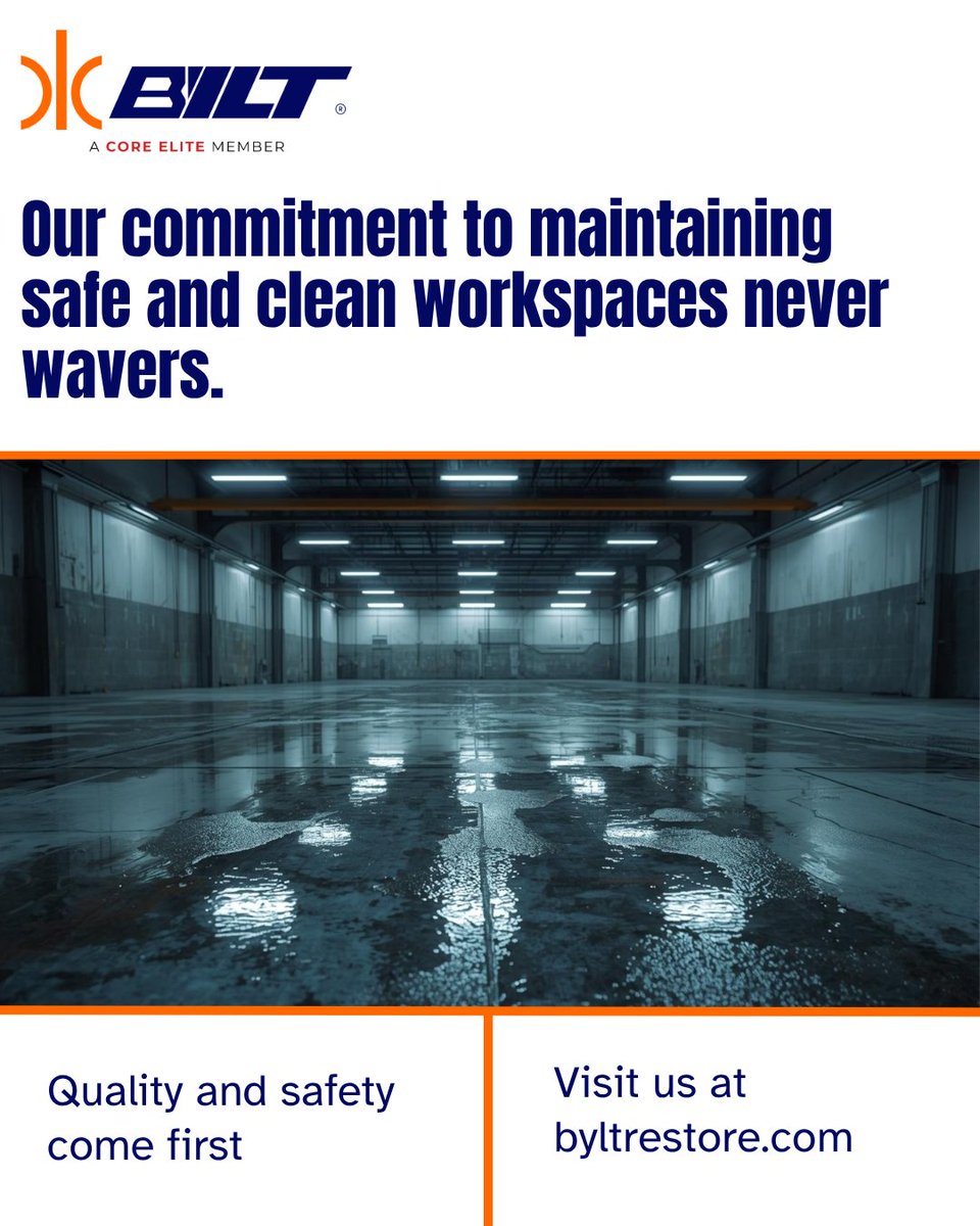 TheRealBylt's tweet image. Our commitment to clean and safe workspaces never changes. BYLT delivers trusted restoration and maintenance that keeps businesses running strong.

#BYLT #CleanWorkspaces #CommercialRestoration #BYLTStrong #PropertyCare #BuiltForBusiness