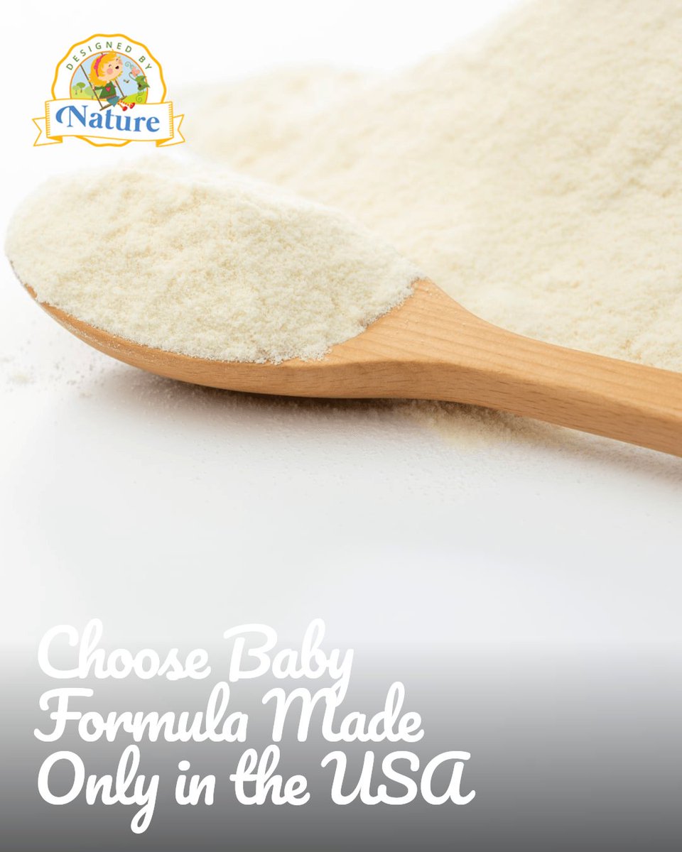 DBNformulas's tweet image. USA-made baby formula means quality control & pure ingredients. Designed by Nature uses nutrient-rich superfoods—no fillers or synthetics. Parents trust our safe, natural nutrition made at home. designedbynature.net #MAHA #DesignedByNature #RealFoodFormula