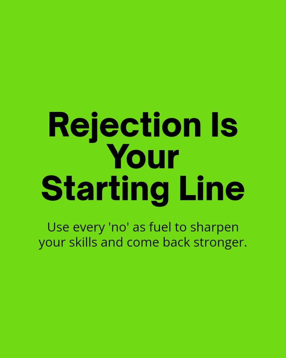 Rejection isn't the end—it's the spark for your comeback. What sets great athletes apart is how they respond to setbacks. Turn rejection into fuel. Improve. Refine. Show resilience. Visit collegeboundathletics.org #CollegeBound #CollegeBoundAthletics #BeElite