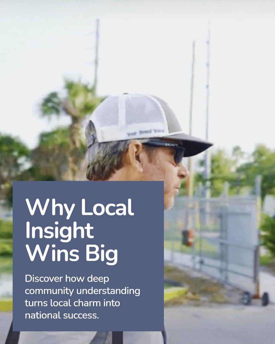 Local insights: the secret weapon for national marketing wins. Community understanding helps brands create messages that connect everywhere. At Your Brand Voice, we blend hospitality with data to craft campaigns that work locally and scale nationally. Let's talk!