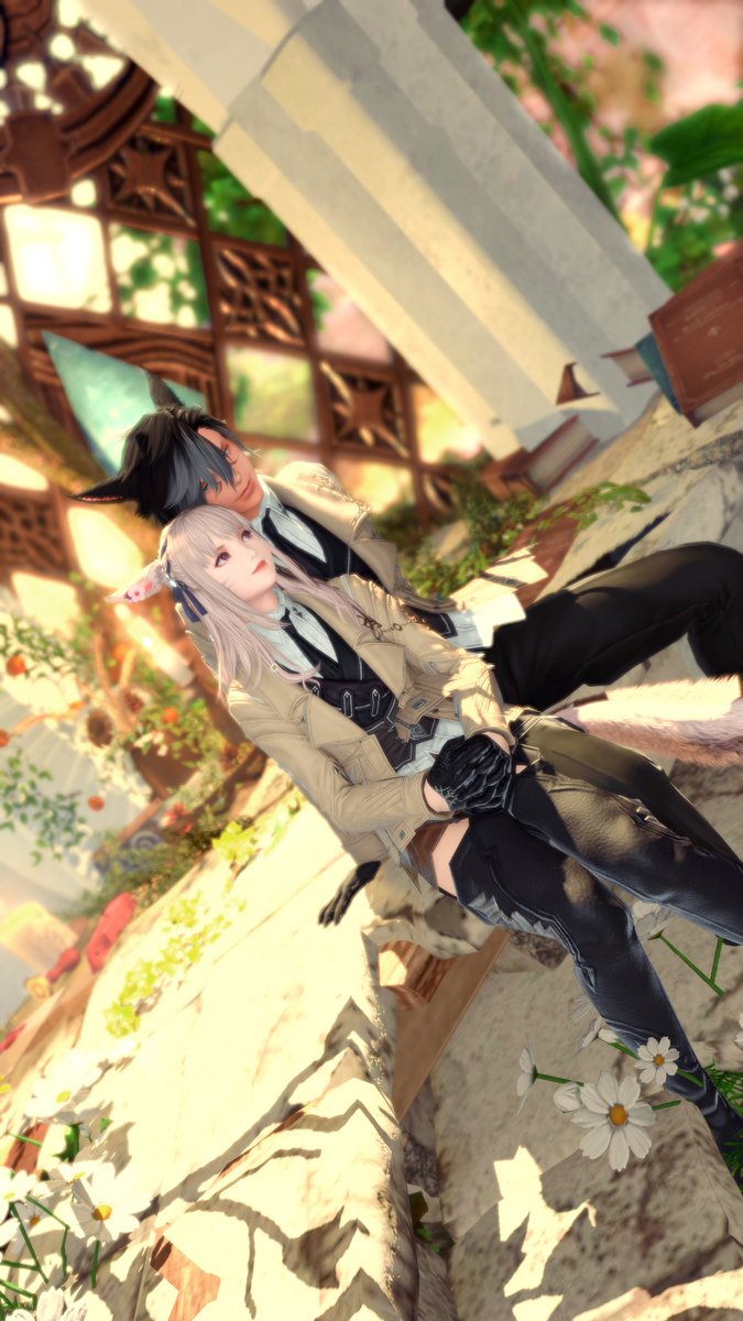 aruseFFxiv's tweet image. プチⅡ🐈‍⬛❤️🐈 
#FF14 #おはミコ #ミコッテ #Studio_Kai