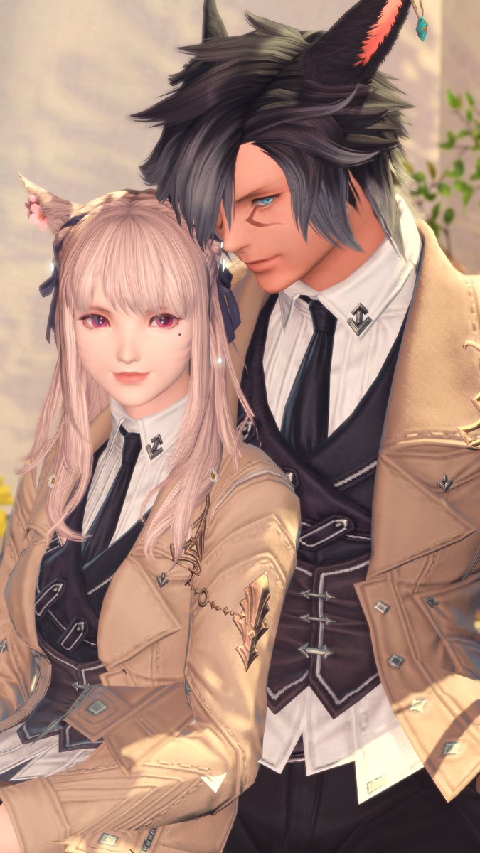 プチⅡ🐈‍⬛❤️🐈 
#FF14 #おはミコ #ミコッテ #Studio_Kai