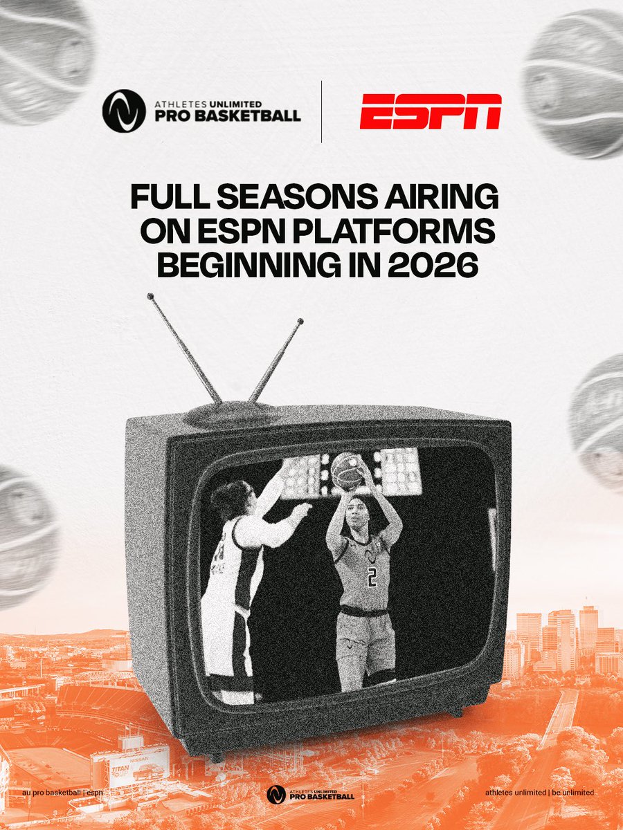AU PRO BASKETBALL 🤝 ESPN 

you’ll now be able to watch your favorite pro athletes on <a href="/espn/">ESPN</a> platforms annually starting this 2026 season of AU Pro Basketball 📺

🔗: auprosports.com/read/espn-athl…