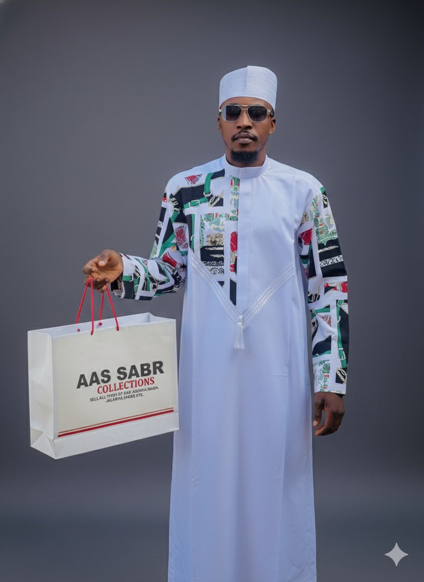 Modern and unique Jalabiya 
N17,000 

Delivery Nationwide 

<a href="/sadiqGsadiq/">Sadiq G sadiq</a> i know you like this 😂