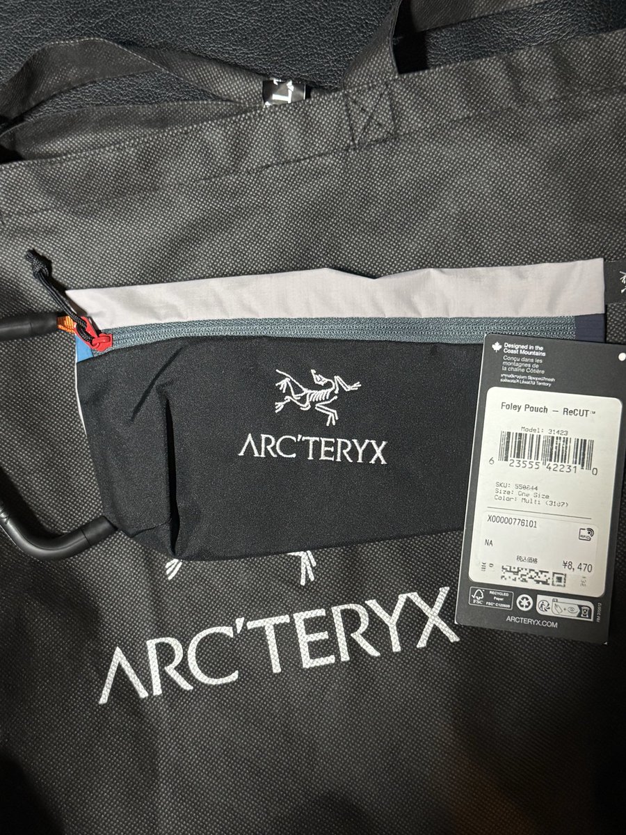 Arc'teryx Foley Pouch ReCUT アークテリクス ポーチ ARC´TERYX Foley