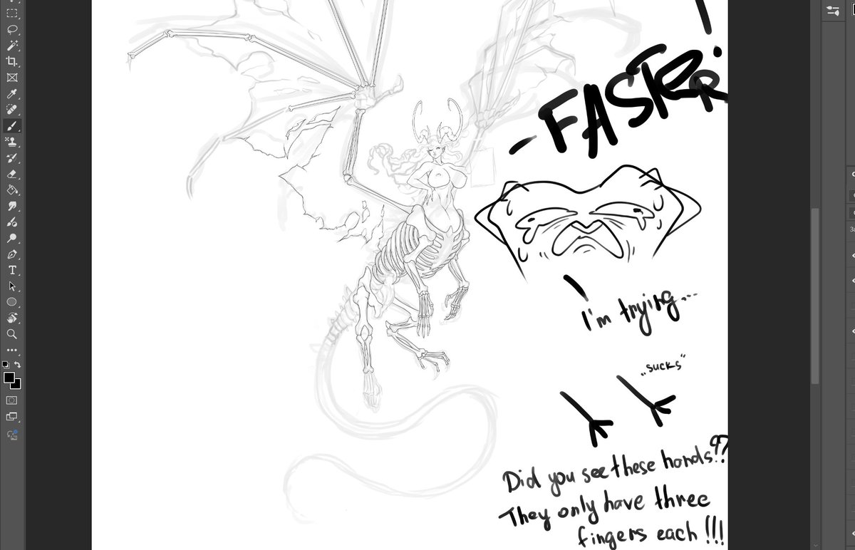 [Adopt WIP] Bone Dragon

#WIP 
#Adopt 
#HalloweenAdopt 
#Halloween 
#Dragongirl