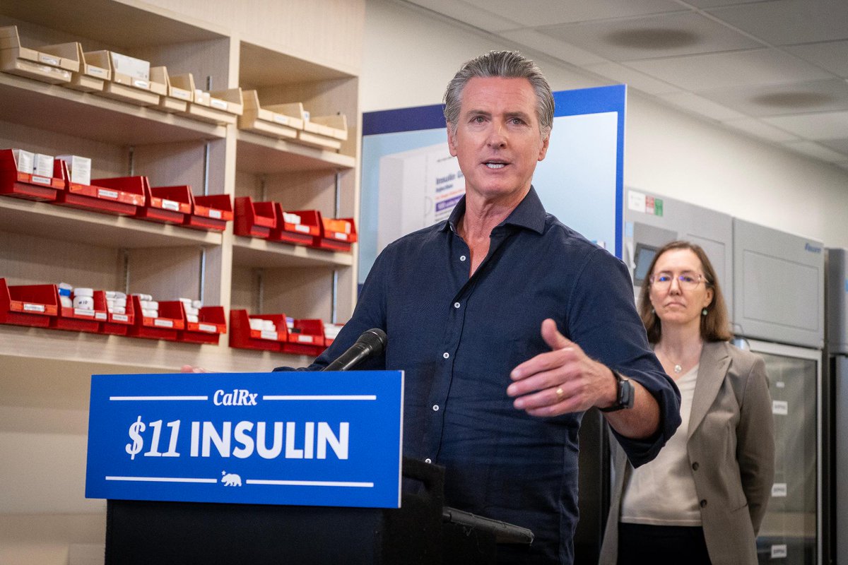 Earlier this month, Governor Gavin Newsom announced that #CalRx® #Insulin Glargine pens are coming soon, priced at just $11. 

As the administrator of the CalRx program, HCAI is proud to be part of #California’s mission to disrupt the drug market industry. bit.ly/4hAbfvt