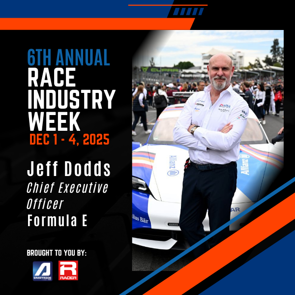 ⚡ @<a href="/FIAFormulaE/">Formula E</a> CEO Jeff Dodds joins #RaceIndustryWeek!
From Virgin Media O2 to leading the world’s first net zero carbon sport, Jeff’s vision is electrifying the future of racing. 🔋🏁
🗓 Dec 1–4, 2025
🎟 Free to attend
👉 epartrade.com/more/onlinerac…
#FormulaE #EPARTRADE