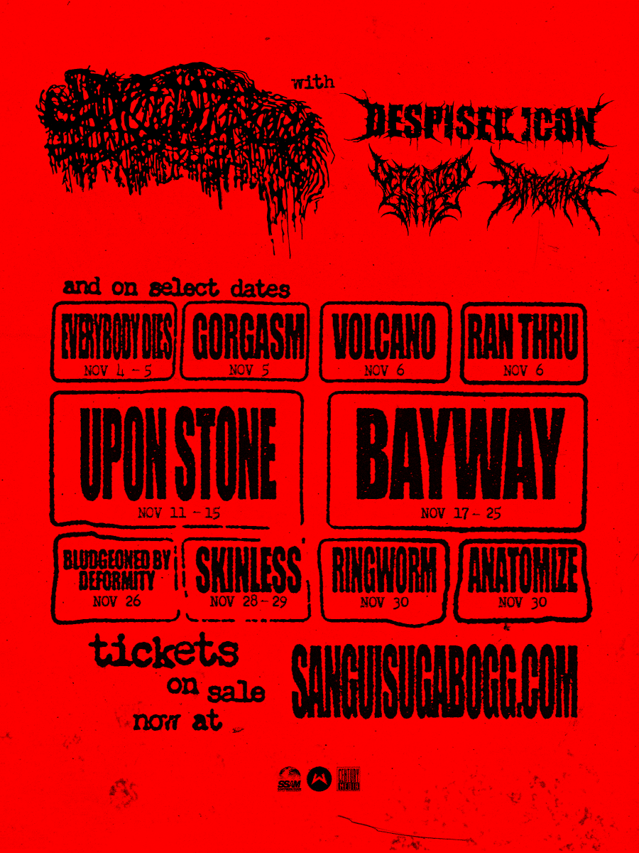 despisedicon's tweet image. We’ve been waiting for this all year - our U.S. tour kicks off next week! Catch us this November supporting @sanguisugabogg w/ #DefeatedSanity #CorpsePile &amp;amp; regional support from absolute crushers - including death metal legends #Skinless &amp;amp; #GORGASM

🎟 despisedicon.com