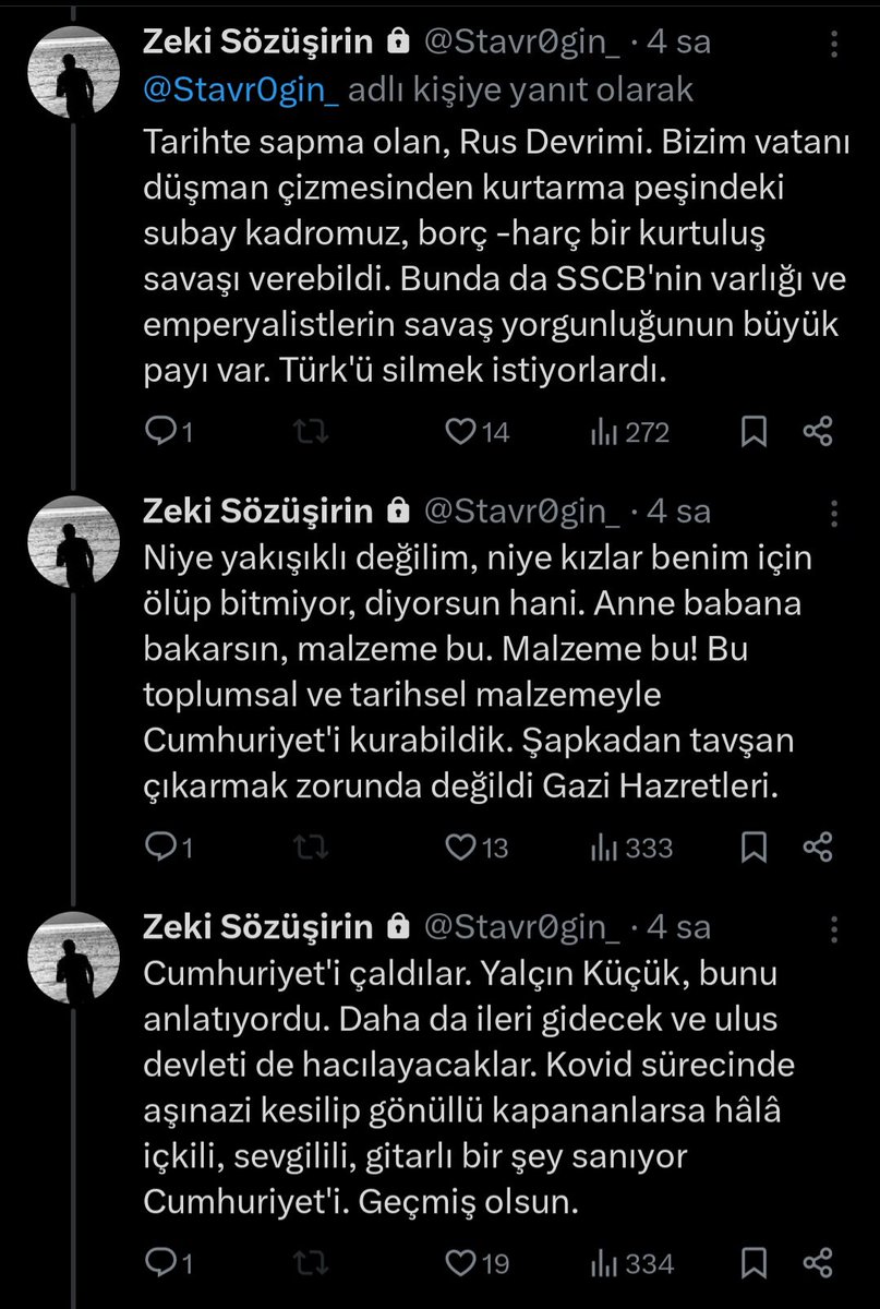 Ne idüğü belirsiz, Türk düşmanı yoz bir imparatorluk tarafından ağır vergilere bağlanan, savaşlara yollanan, tarlası/yaylası/hayvanları gasp edilen, her başını kaldırdığında kılıçtan geçirilip vahşi katliamlarla sürülen çilekeş halkımıza bir iade-i itibar, kuşsuz kervansız