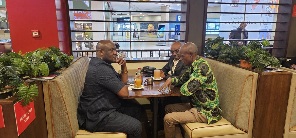 UGMParty's tweet photo. Our co-leader @NetoAgostinhoMP met with Mr. Kanoti, Party leader and Mr. Barack Muluka, Secretary General of the @DNAPartyKe. As Greens, we are exploring  Coalitions with Political parties that share our values and principles, up to and  including our Co- Party leader and Presidential Flag bearer @dkmaraga's philosophy and ideology of #Ukatiba
