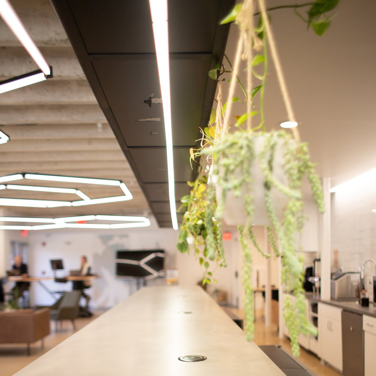 TheMillDE's tweet image. Look at this counter, it's ready for anything! Perfect for your laptop, lunch break, or even a catered event. Book a tour today! themillspace.com/book