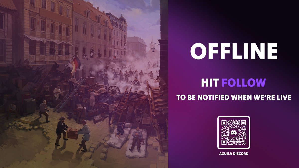 We're currently offline, BUT this time tomorrow, we'll be flicking the switch and going live for the first time ever on: aquila.now/Twitch

Not only will we be discussing all things Aquila, we'll also have some free copies of <a href="/GlobalMagnates/">Global Magnates</a> to give away! 🌍

#Livestream