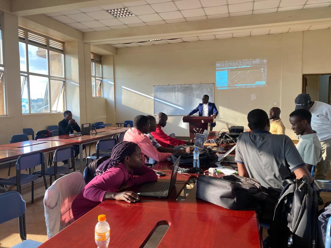ASSK_UG's tweet photo. As the Association of Student Surveyors Kyambogo, we extend our heartfelt gratitude to Institution of Surveyors of Uganda through RSU Paul Bwewusa,  the chairperson land surveying chapter for organizing and coming through to train our students in CAD. We are so grateful!🙏 https://t.co/xOx0trGDnZ