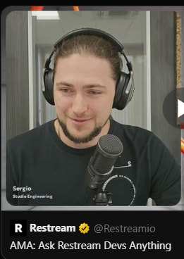 SergenGerman's tweet photo. Good to know I have clone at @Restreamio 😂😂 https://t.co/E0UZNu3jJV