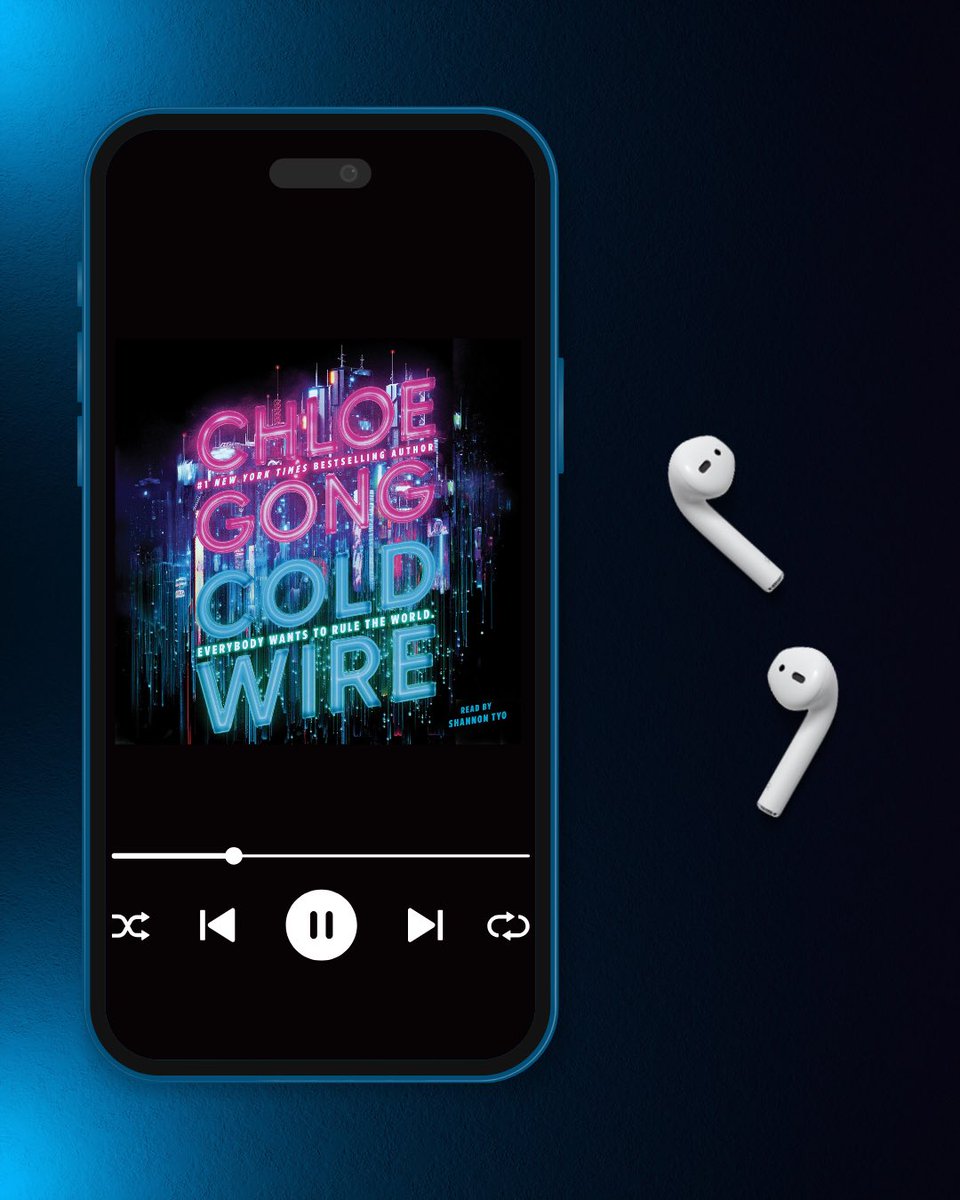 👩‍💻💿 In just one week, you can listen to COLDWIRE, the start of my new dystopian series! 

Pre-order your copy of the audiobook, narrated by Shannon Tyo, from <a href="/SimonAudio/">Simon & Schuster Audio</a> today: 

bit.ly/4nEtHVm